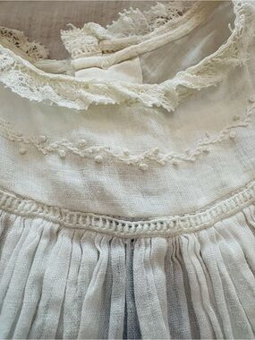 ANTIQUE➕French Christening Gown & Bonnet